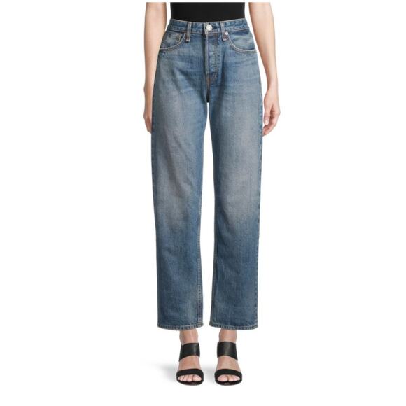 (29) $295 Rag & Bone Maya High Rise Ankle Straight Leg Jeans - Picture 1 of 11